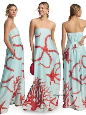 Muma World Ursa Strapless Maxi Dress Size Small US 4 $595
